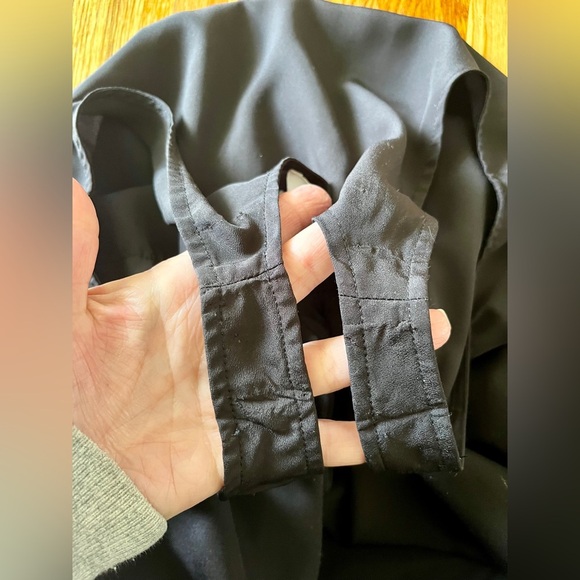 BCBGeneration Black Dress - XS - tank, above the knee, with ruffles - Picture 10 of 10